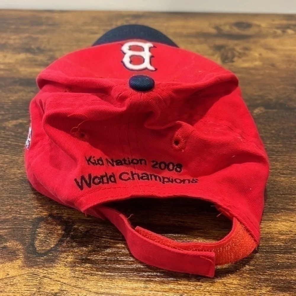 Boston Red Sox kid nation championship adjustable hat